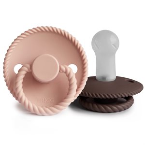 FRIGG Limited Autumn Collection - Rope Silicone 2-Pack - Blush/Cocoa - Size 1